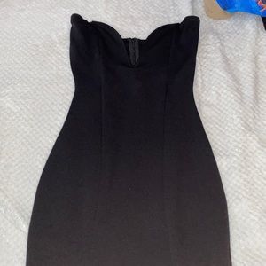Long black prom dress